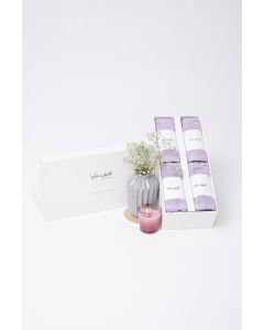 Ultra Soft Lilac Towel (Set Of 4 Face Towels )
