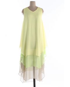 Mint Green Silk Georgette Dress