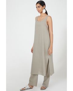 Grey Cotton Cami Dress