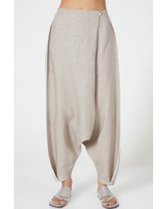 Grey Drop Crotch Pants