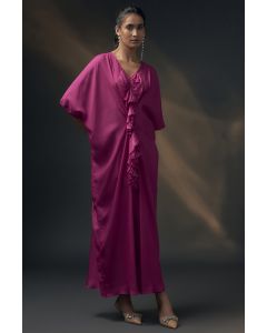 Pink Bamberg Satin Kaftan