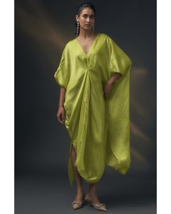 Lime Bamberg Satin Dress