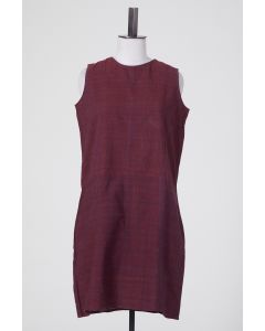 Maroon Linen Tunic