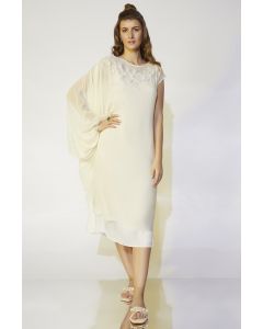 Ivory Hand Embroidered Dress