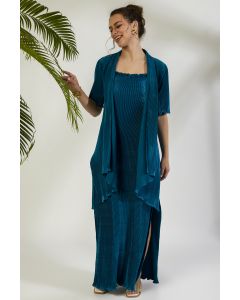 Lake Blue Crinkle Cape