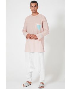 Pink Relaxed-Fit Cotton Shirt