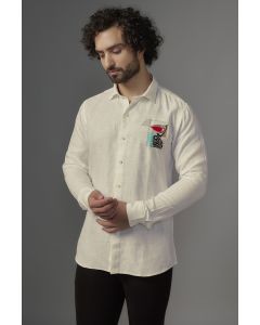 White Linen Shirt