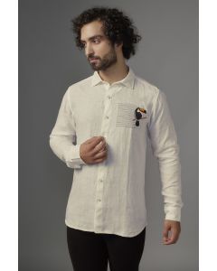 White Linen Shirt