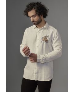 White Linen Shirt