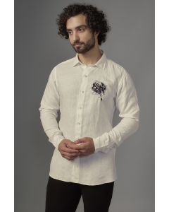 White Linen Shirt