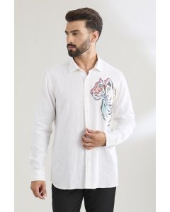 White Linen Shirt