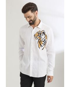 White Linen Shirt