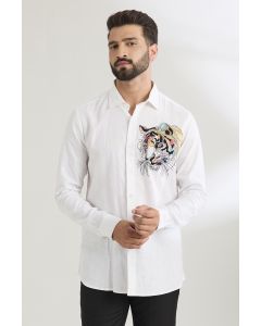 White Linen Shirt