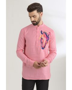 Pink Linen Shirt