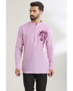 Lavender Linen Shirt