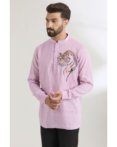 Lavender Linen Shirt