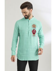 Mint Linen Shirt