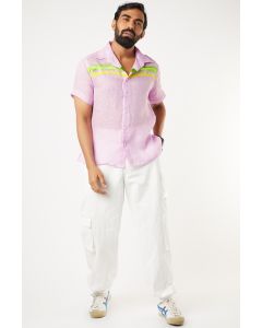 Lilac Gauze Linen Shirt
